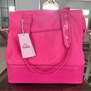 BÉIS THE MINI WEEKENDER IN BARBIE™ PINK- NEW with TAG NO need to wait until Jan!